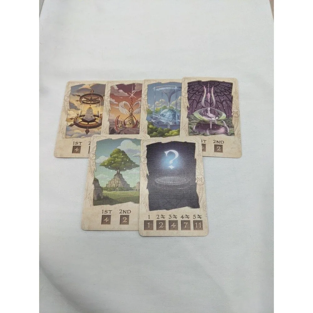 Mystery Of The Temples Deep Water Games Board Game Complete